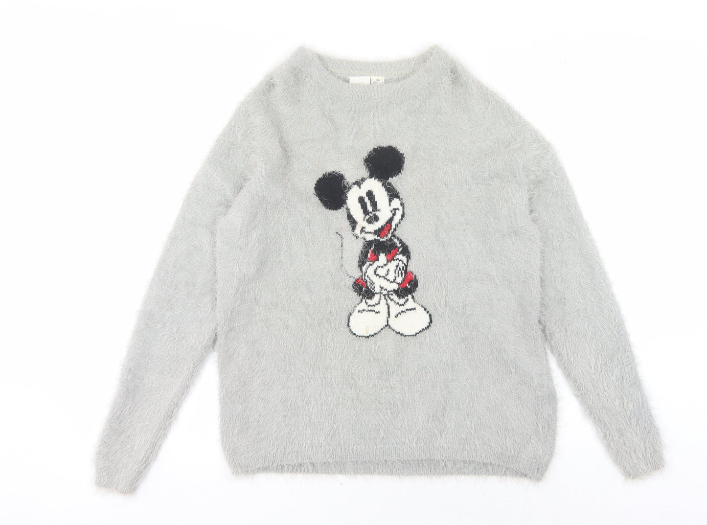 Disney Women's Grey XS Mickey Mouse Jumper