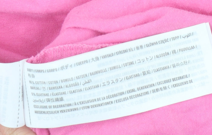 Hollister Women’s Pink M Basic T-Shirt