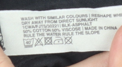 Fat Face Women's Black T-Shirt Dress Size 14