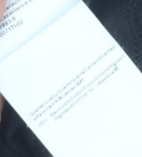 BOSS Men's Black Cotton T-Shirt, Size M