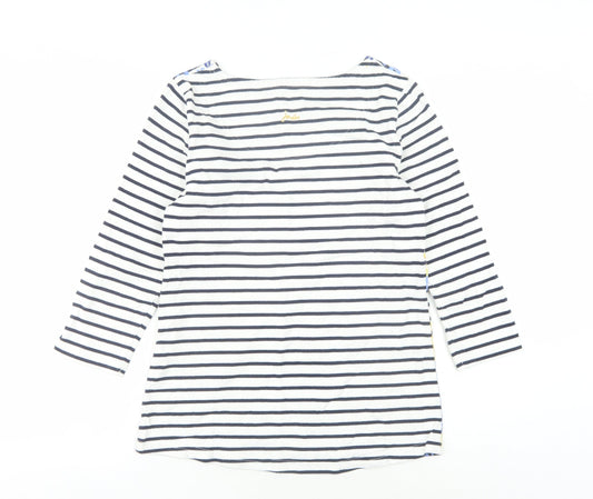 Womens UK Size 10 Joules Multicoloured 100% Cotton T-Shirt