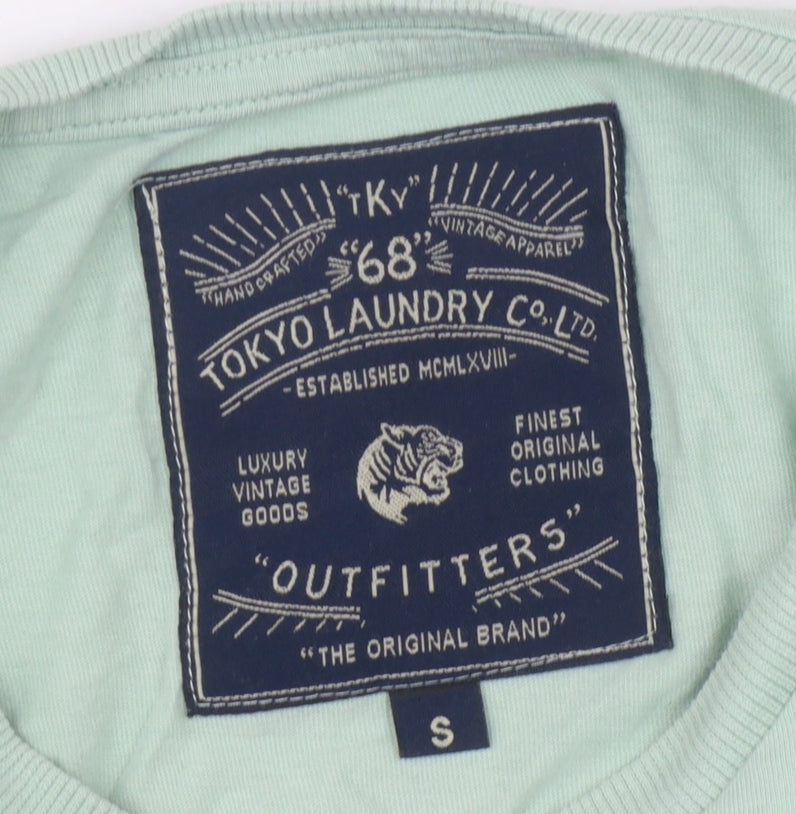 Tokyo Laundry Men's Green S Graphic T-Shirt