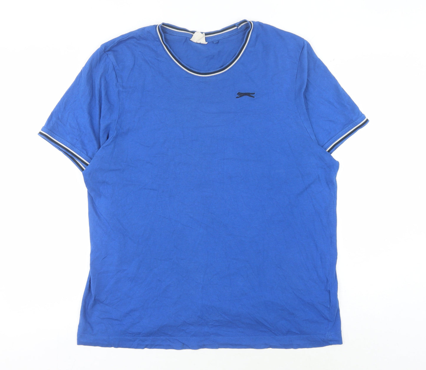 Slazenger Men's Blue XL Crew Neck T-Shirt