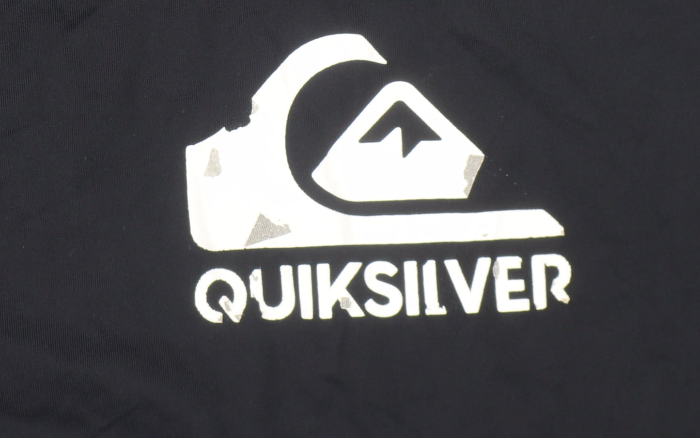 Quiksilver Men's Black T-Shirt, Size S, Solid Pullover