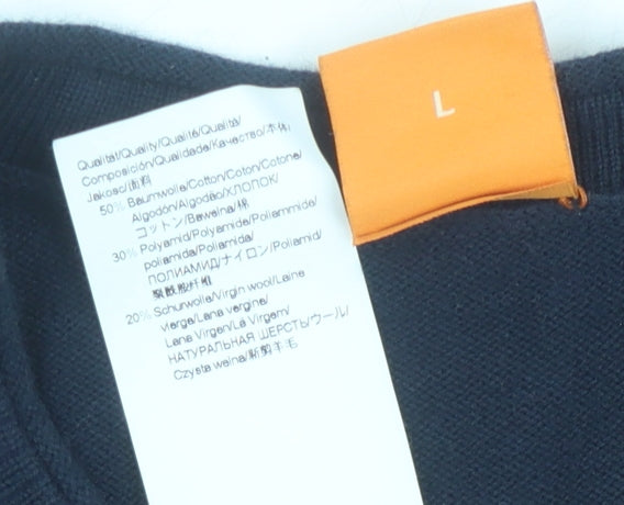 Hugo Boss Men's Blue L Pullover Jumper