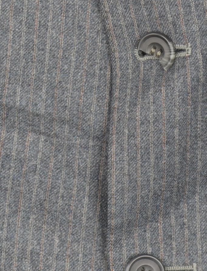 Magee Men's Grey Striped Wool Blazer Jacket 44R