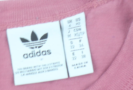 Adidas Women's Pink XS T-Shirt, Casual Comfort