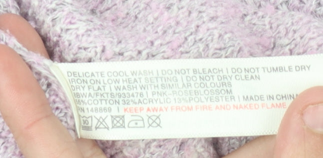 Fat Face Women's Pink Pullover Jumper, UK 12