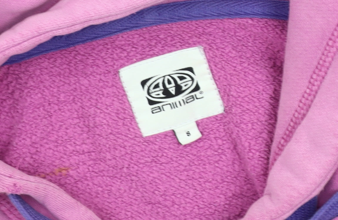 Animal Women's Pink Basic Jacket Size S Casual