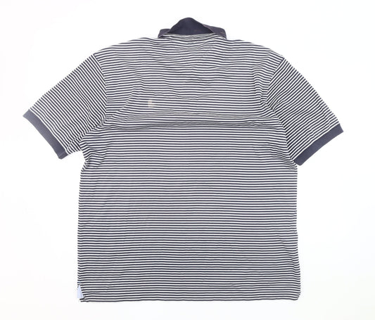 Tommy Hilfiger Men's Multicoloured Striped Polo XL
