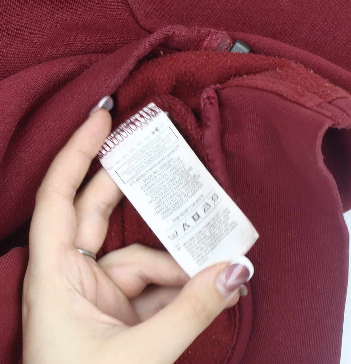 Adidas Women's Red Hooded Jacket S, Casual Wear