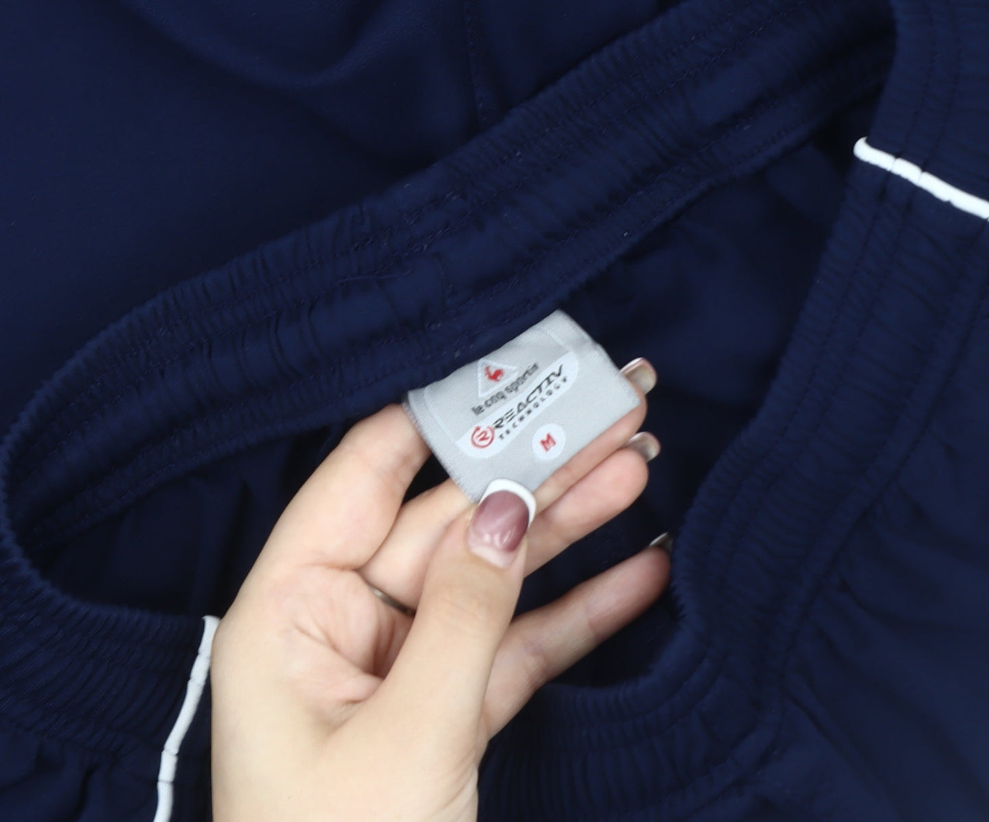 Le Coq Sportif Men's Blue Athletic Shorts M