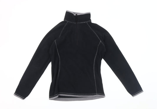 Mountain Warehouse Women's Black Fleece Sweatshirt, Size 8