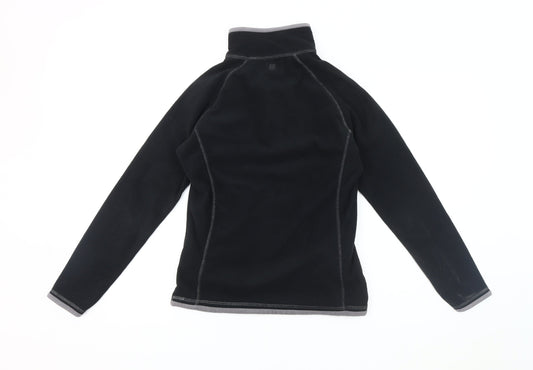Mountain Warehouse Women's Black Fleece Sweatshirt, Size 8