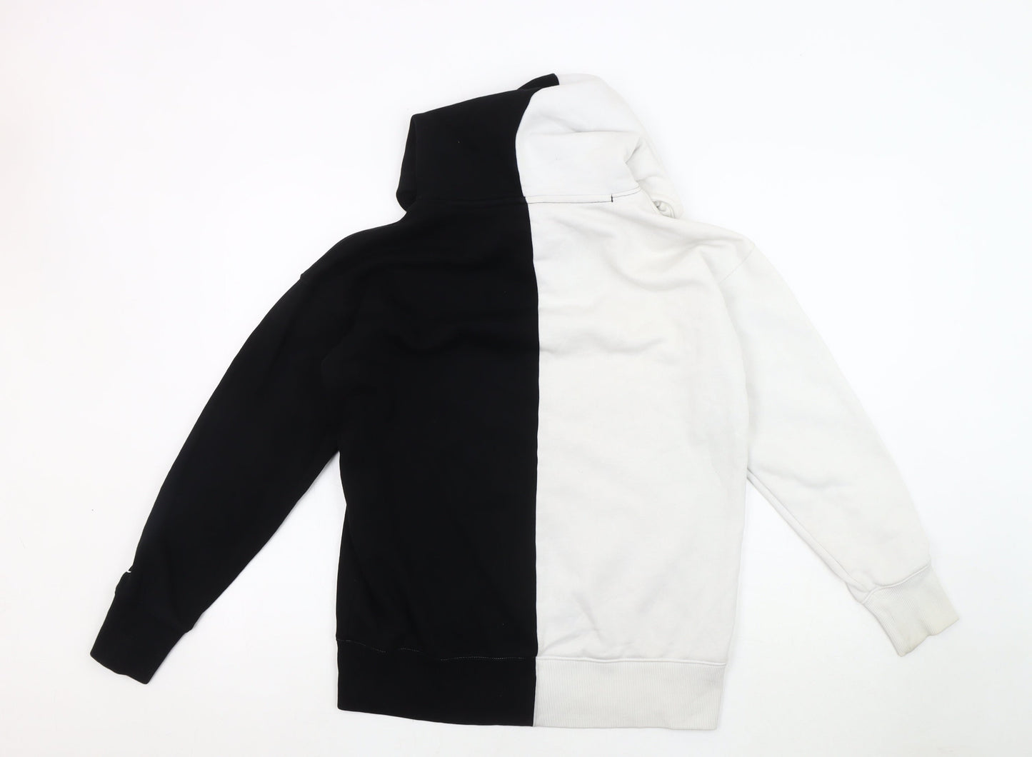 Champion Men's Black & White Small Pullover Hoodie