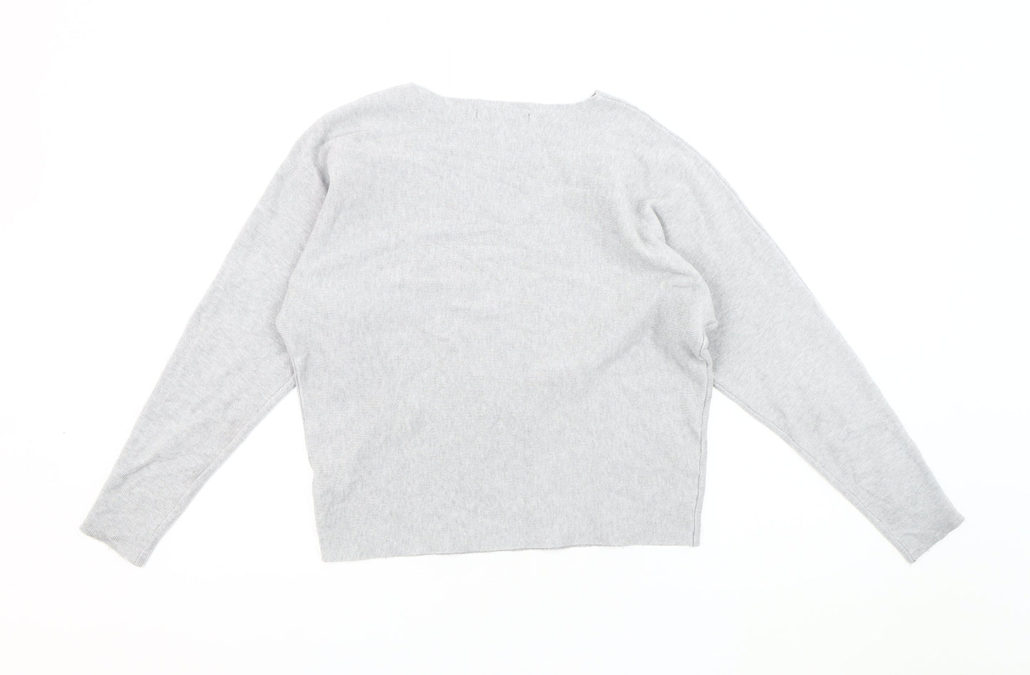 Karen Millen Women's Grey Boat Neck Pullover Jumper XS
