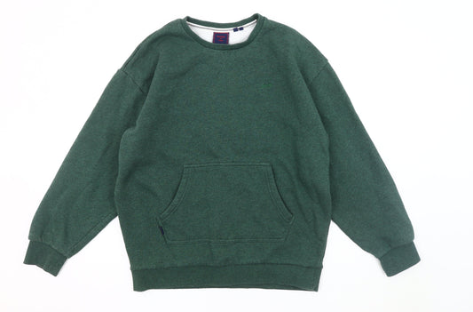 Mens UK XS Regular Superdry Green Pullover Sweatshirt