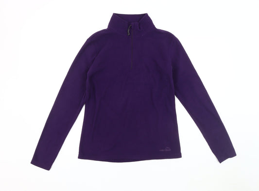 Peter Storm Women's Purple Fleece Pullover Sweatshirt
