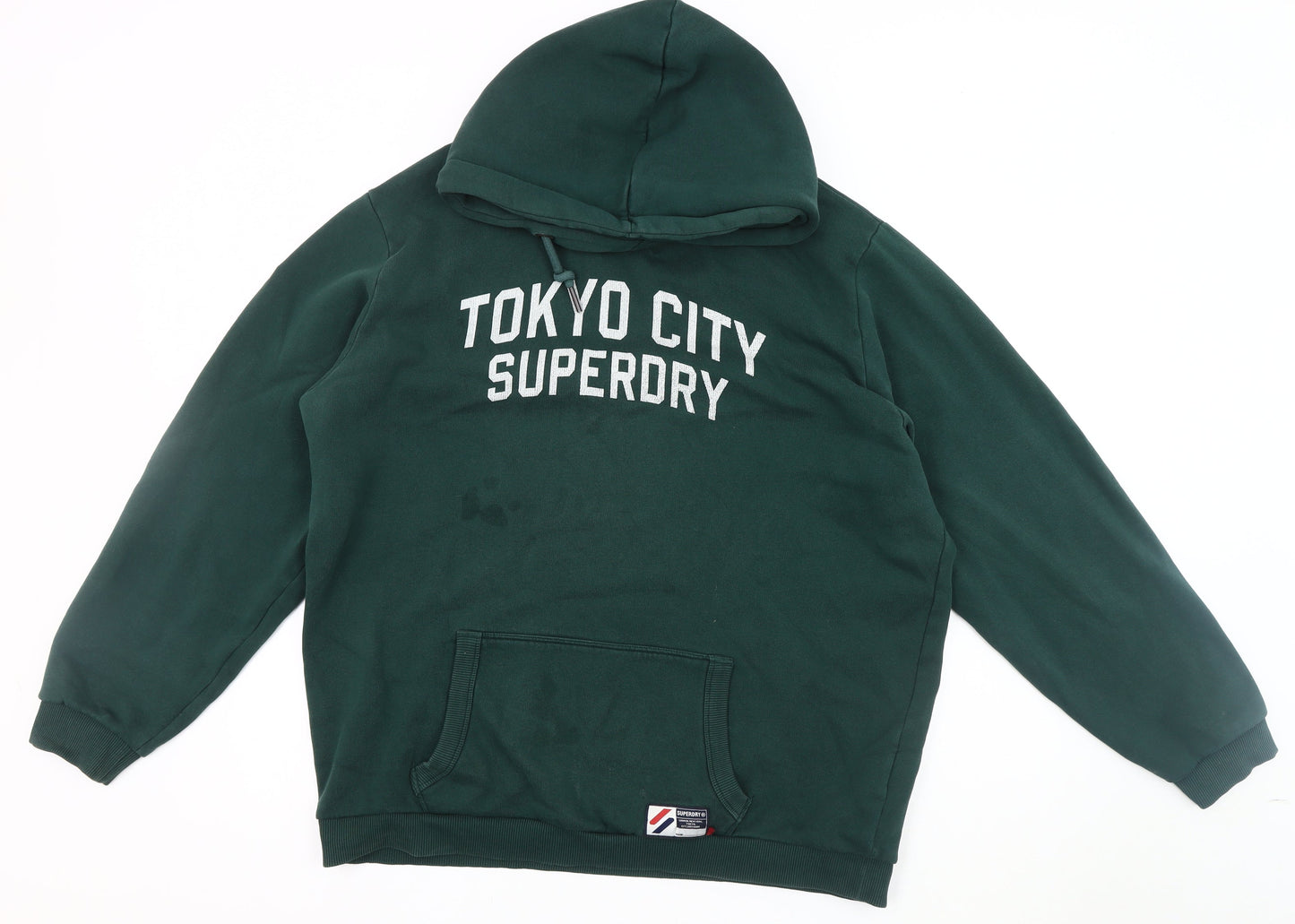 Superdry Men's Green M Logo Pullover Hoodie