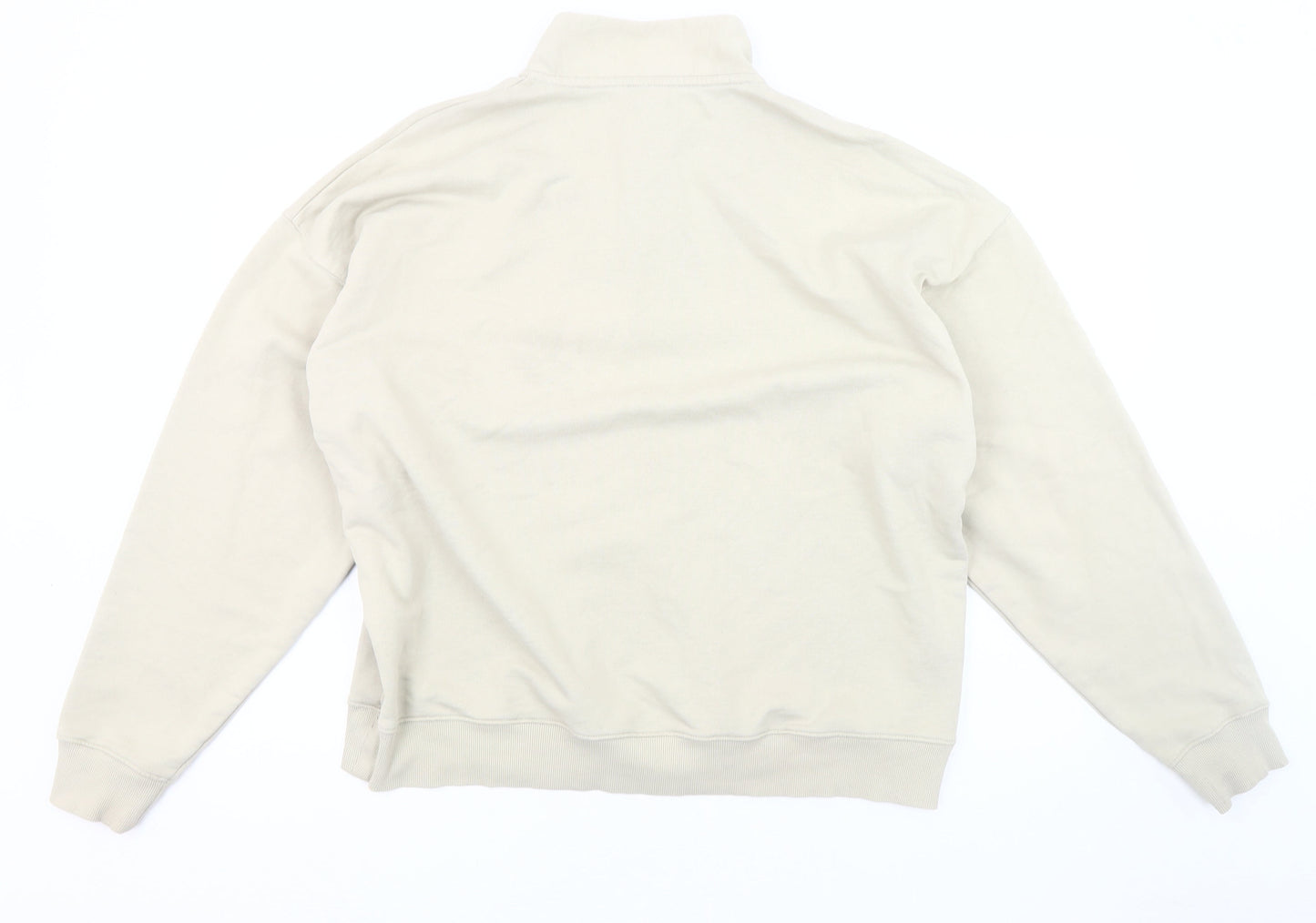 Gymshark Beige Men's L 1/4 Zip Sweatshirt