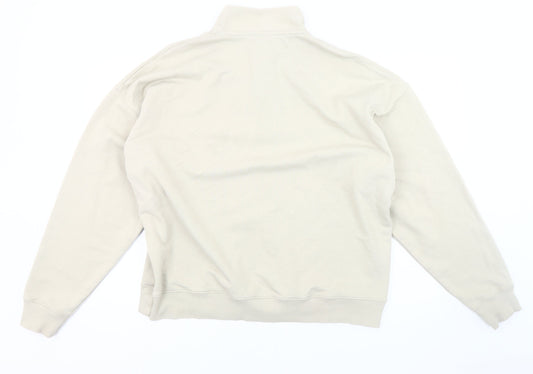 Gymshark Beige Men's L 1/4 Zip Sweatshirt