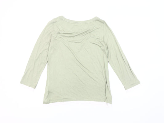 Hobbs Women's Green XS 3/4 Sleeve T-Shirt