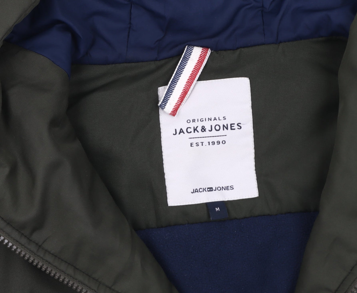 Jack & Jones Green Men's Hooded Windbreaker Jacket M