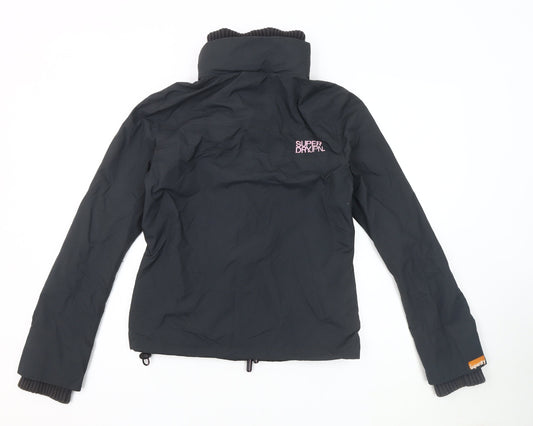 Superdry Women's Black M Basic Jacket with Logo
