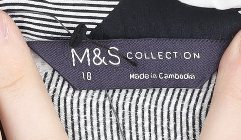 Marks and Spencer Women's Check Skirt Size 18