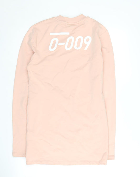 ASOS Women Pink XS Graphic Print Sweatshirt