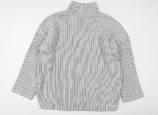 ASOS Women's Grey Knit Pullover Jumper Size L