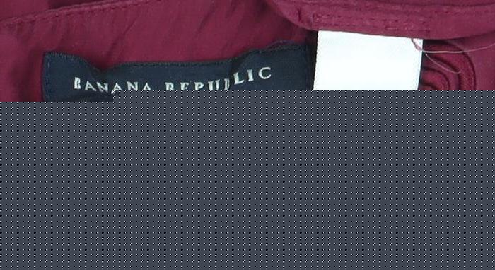 Banana Republic Women's Red Silk Sleeveless Blouse S