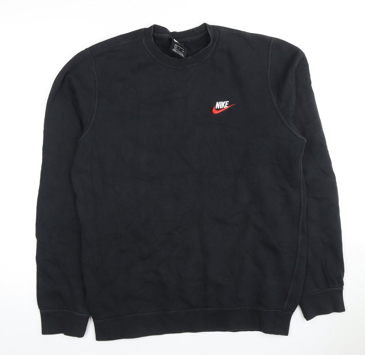 Nike Men's Black S Pullover Sweatshirt Logo