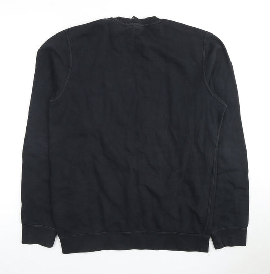 Nike Men's Black S Pullover Sweatshirt Logo