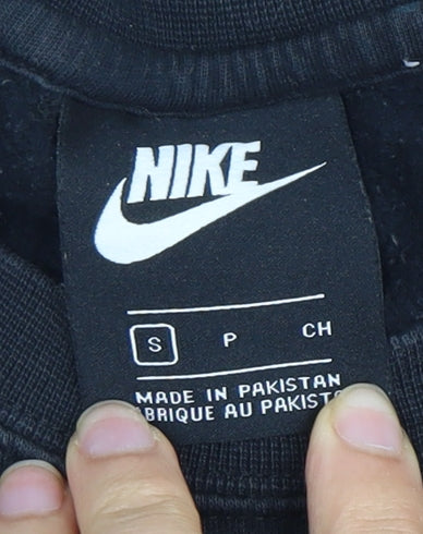 Nike Men's Black S Pullover Sweatshirt Logo