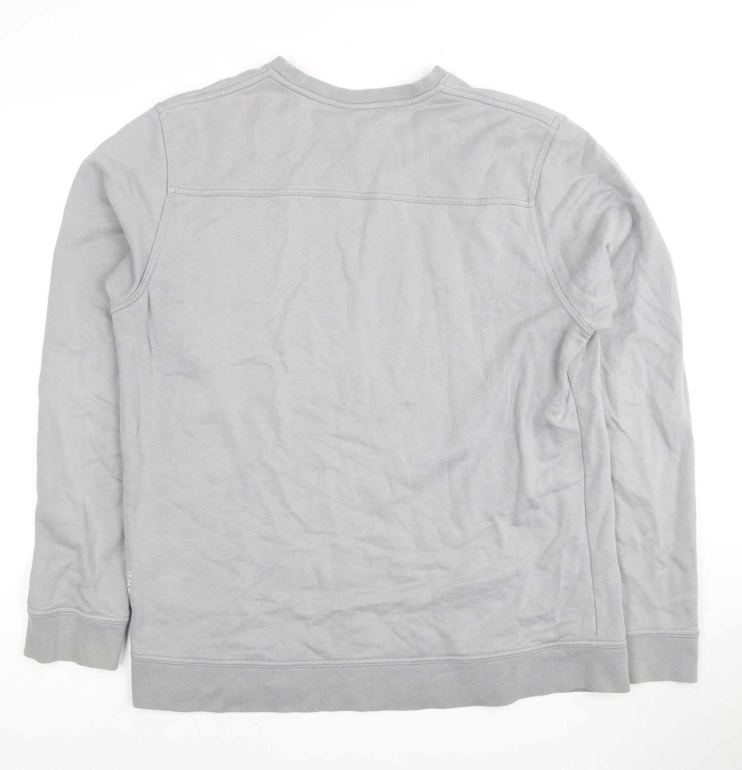 Billabong Men's Grey Pullover Sweatshirt L