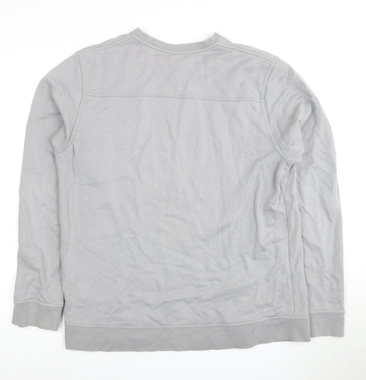 Billabong Men's Grey Pullover Sweatshirt L