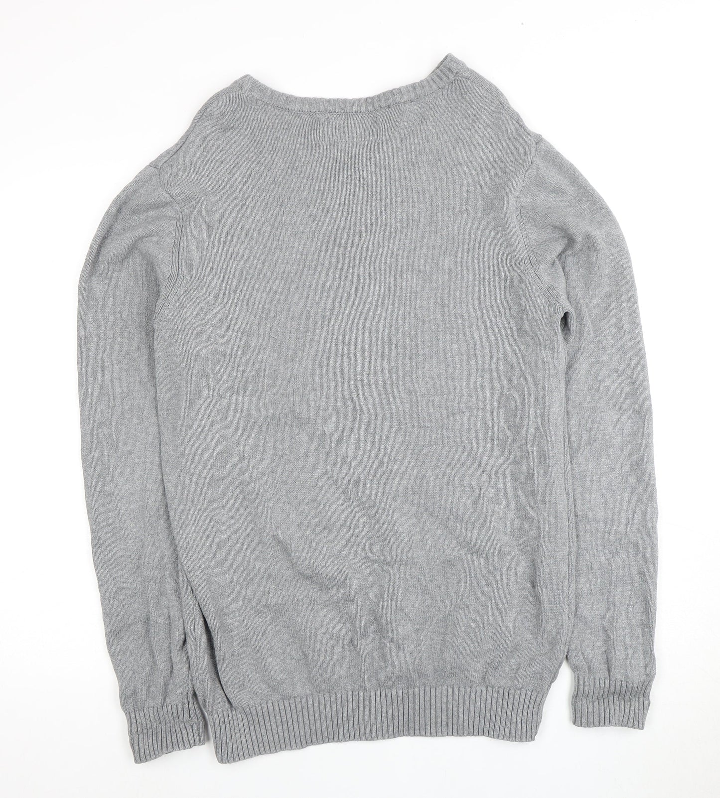 Firetrap Men’s Grey XL Crew Neck Pullover Jumper