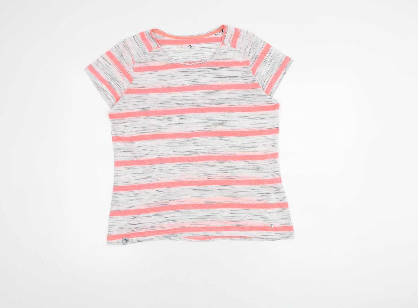 Regatta Women’s Multicoloured Striped T-Shirt Size 12