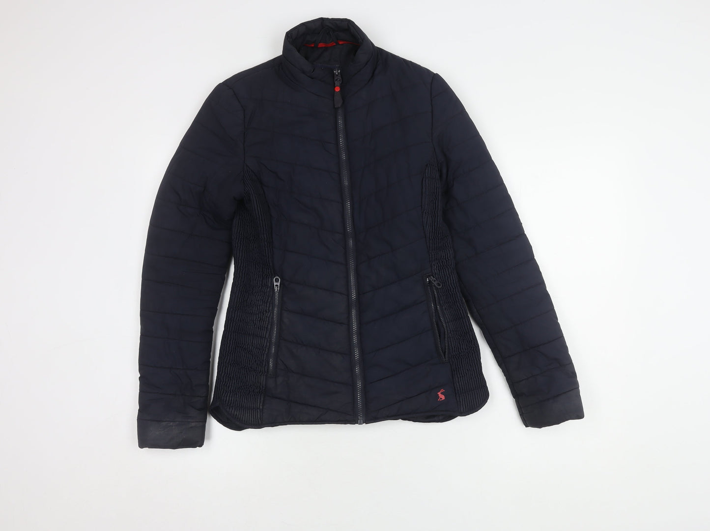 Joules Women's Blue Puffer Jacket, Size 10, Winter Style