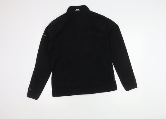 Trespass Black Fleece Jacket Unisex L