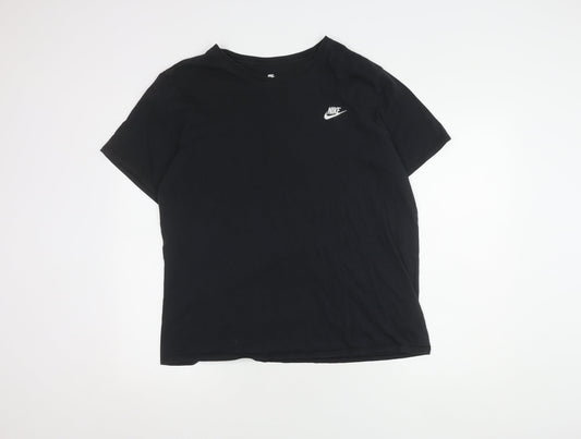 Nike Unisex Black XL Athletic T-Shirt, Casual, Cotton