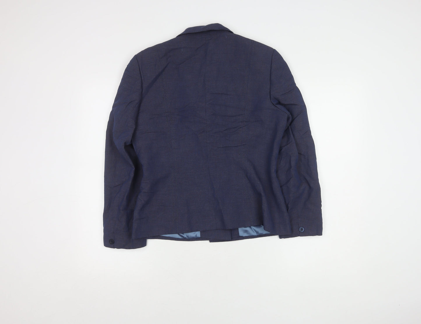 Laura Ashley Women's Blue Blazer, Size 12, Classic Style