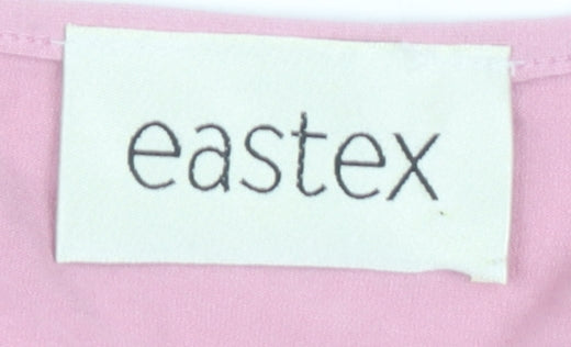 Eastex Women's Pink Embroidered T-Shirt Size 20