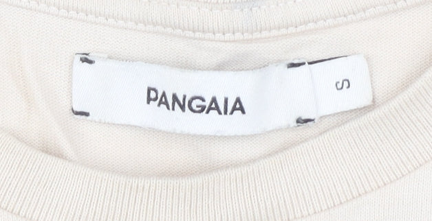 PANGAIA Beige Cropped T-Shirt for Women Size S