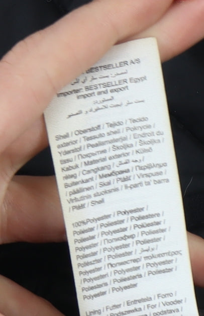 Jack & Jones Men's Black Puffer Jacket M