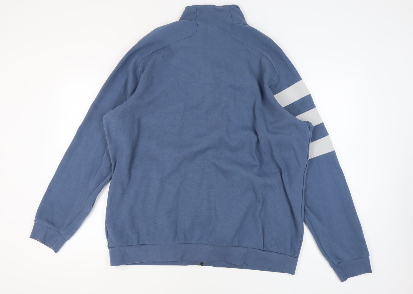 Adidas Men's Blue 2XL Full Zip Sweatshirt