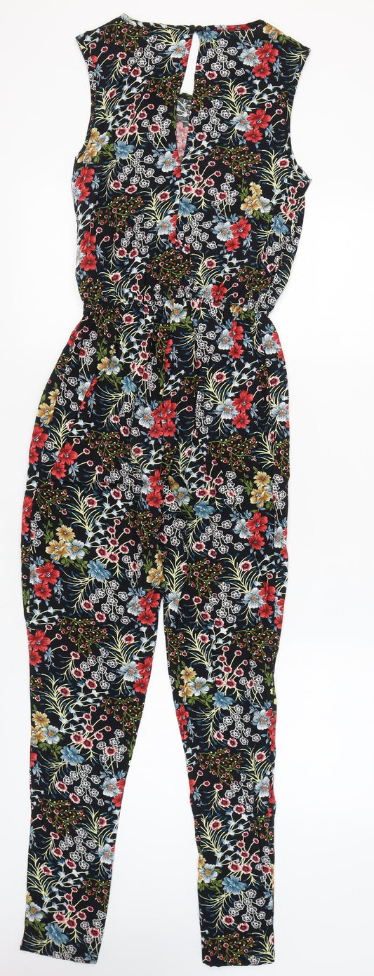 Jacqueline de Yong Women's Floral Jumpsuit, Size 6