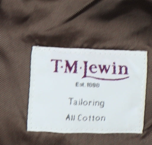 T.M. Lewin Men's Brown Blazer - Size 38R