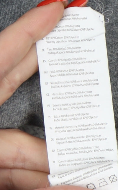 Firetrap Men's Grey Pullover Hoodie M